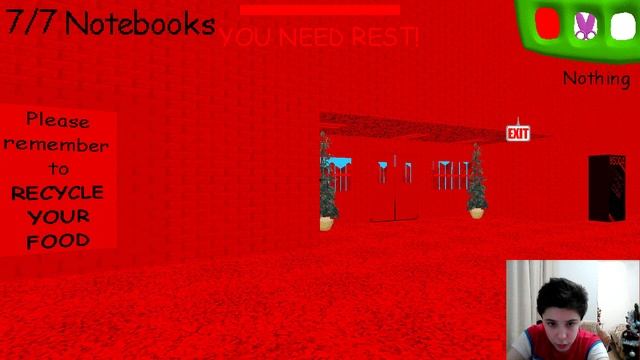 Полное прохождение игры Baldi’s Basics in Education and Learning ,Часть 2!