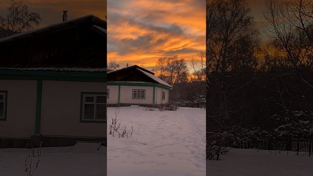 Красивое морозное утро на Алтае!🌅❄️