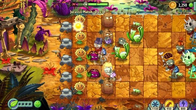 PVZ 2  прохождение 18 дня болото Южного периода