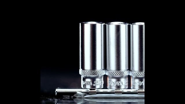 Набор глубоких торцевых головок 5-14 мм, квадрат 1/4", 10 предметов. Licota TBS-23101