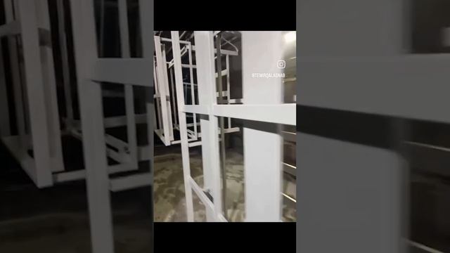 Покраска металлоконструкций в белый глянец 🔥⚙️