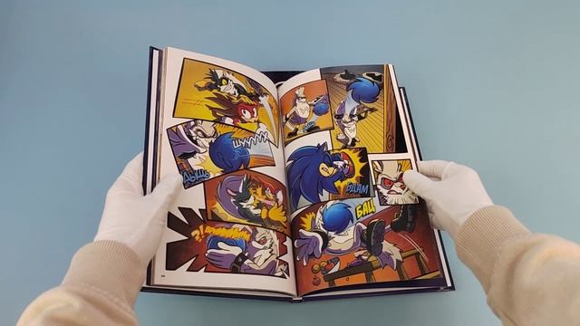 Комплект комиксов Sonic. Том 1 и 2 + плакат (ИК)