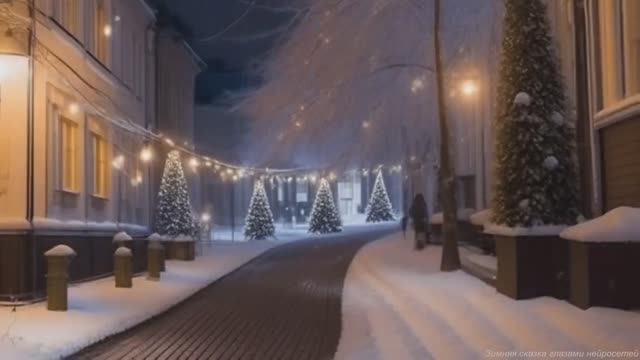 Зимняя сказка глазами нейросетей часть 5
