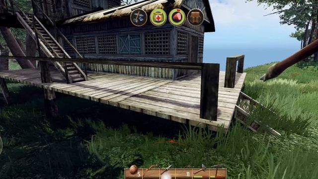 radiation island Выживание на острове 2 день