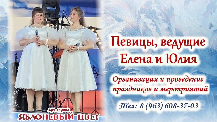 Организация, проведение новогодних праздников и мероприятий Арт-Группа "Яблоневый цвет" Юлия и Елена