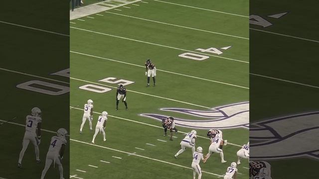 Brandon Powell catches for a 12-yard Gain vs. Chicago Bears