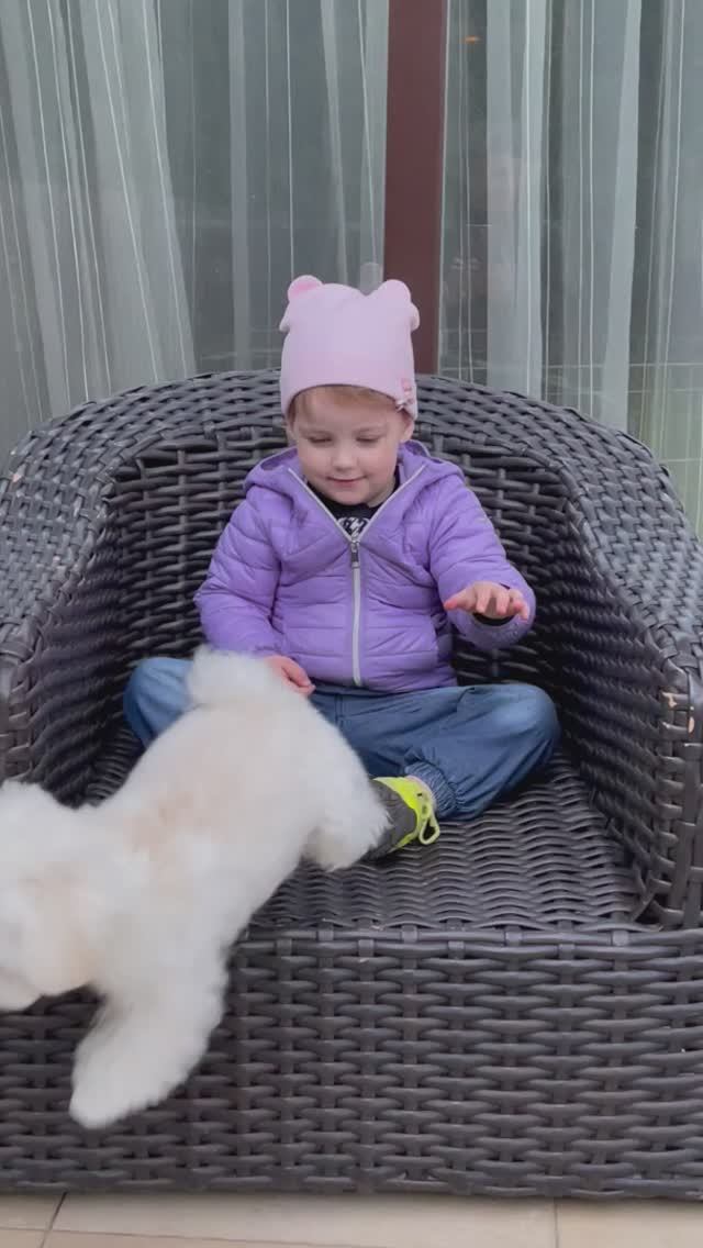Ева с Милкой 🐶 #2года2месяца