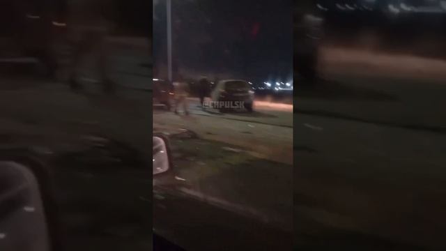Несколько машин столкнулись сегодня утром около Мирного #ульяновская_область