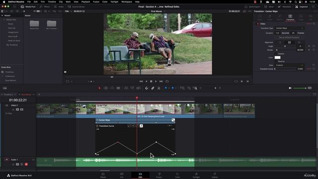 113 - How to use the Curve Editor to edit the Transition Curve