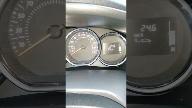 Расход топлива Рено Логан Степвей, после заправки на Славнефть