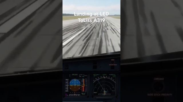 X-Plane 12 | ToLiss A319 | Landing at LED (ULLI) #xplane12 #shorts