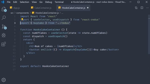 React Redux Tutorials - 21 - useDispatch Hook