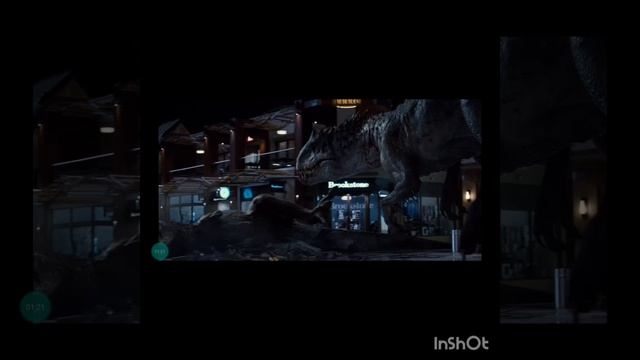 Jurassic world но вместо Блю спинозавр