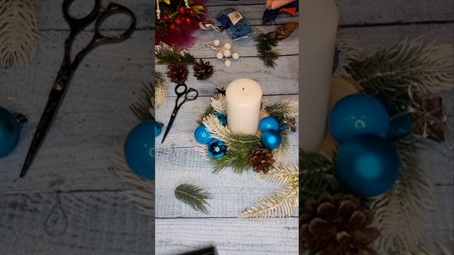 🎄 Новогодний подсвечник своими руками