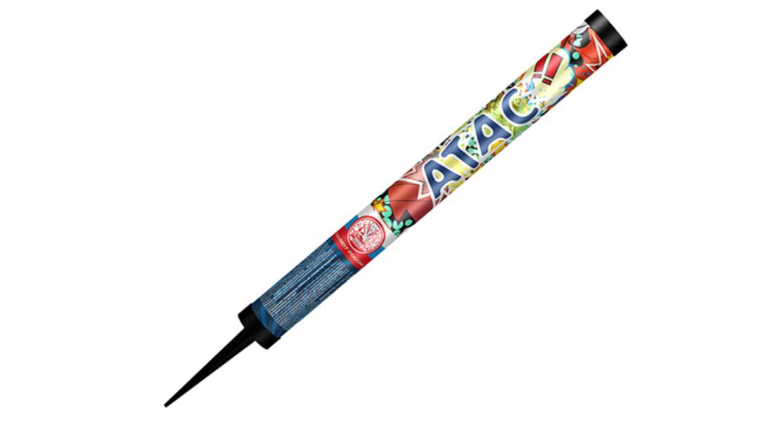 Римские свечи РС381005 Атас 5 залпов, калибр 1,5"