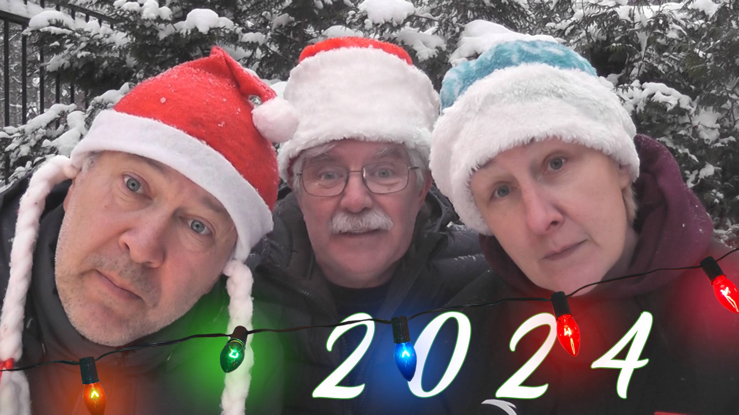 С Новым 2024 годом. Бек, Косачев, Новоселова и все-все-все