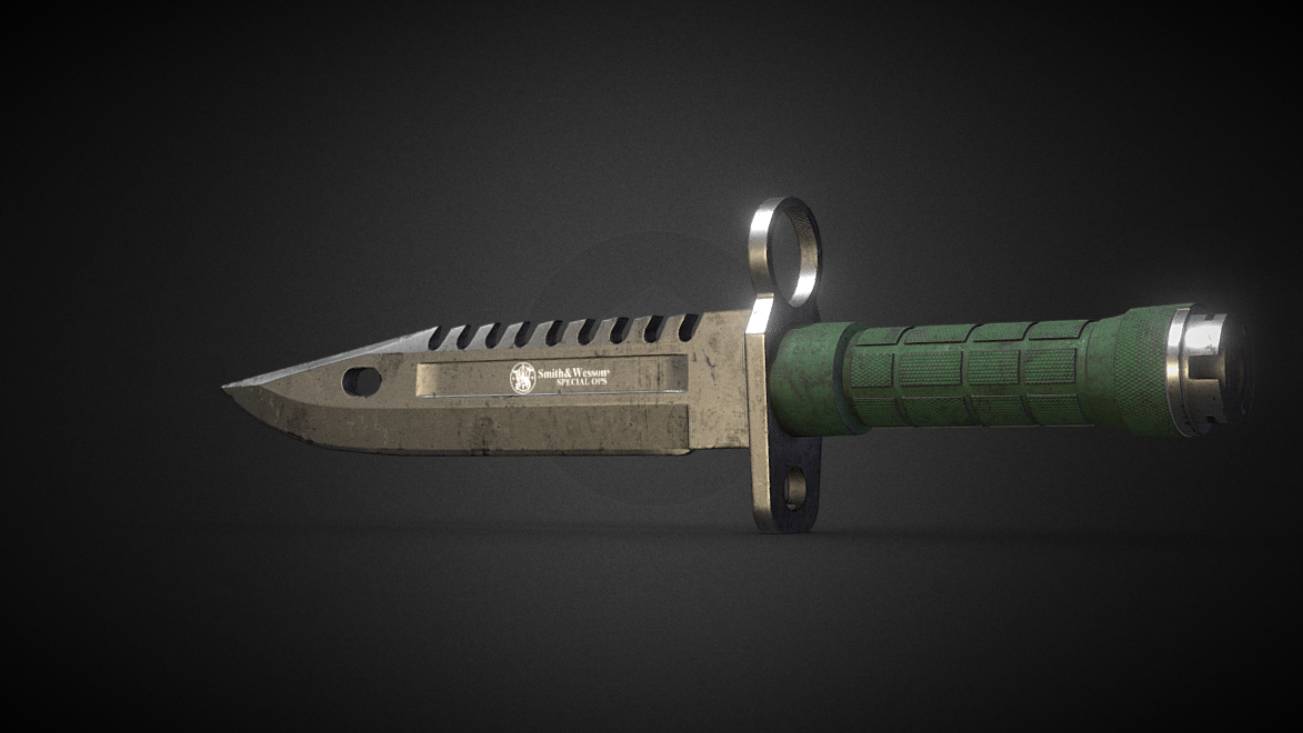 M9 Bayonet в 3D от riotboy