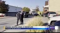 Two people sent to hospital after four vehicle crash in Altoona