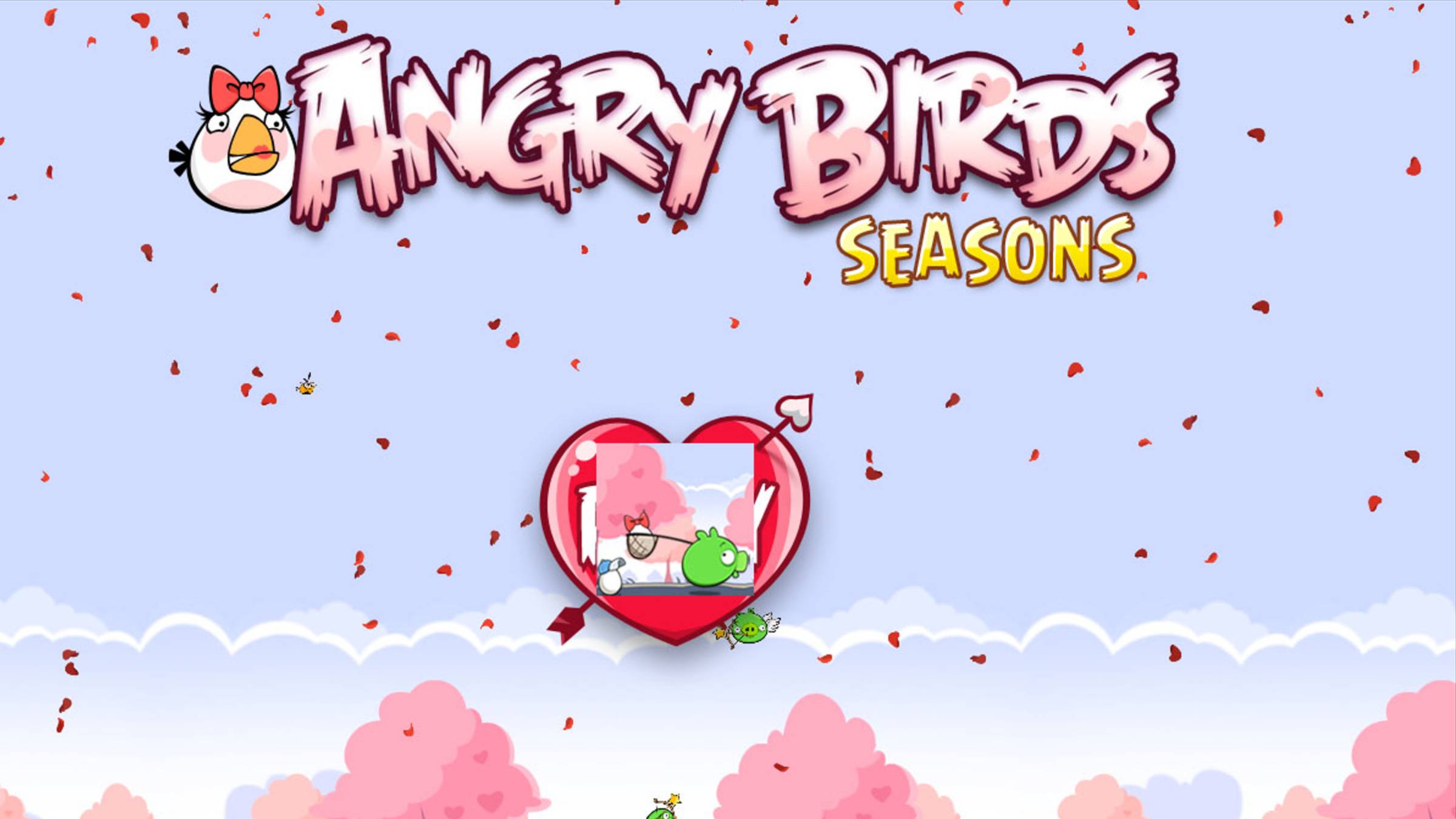 Angry Birds Seasons. Hogs and Kisse (level 1-1) 3 stars Прохождение от SAFa