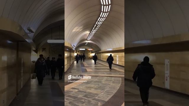Санкт-Петербург. 17.12.2024. Станция метро «Спасская». Подземный переход. (2)