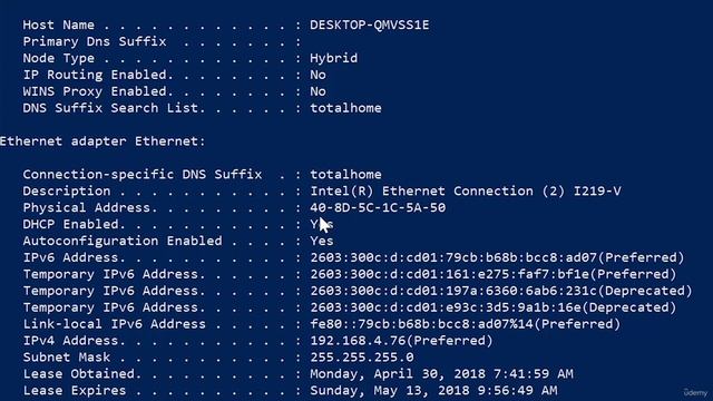 7. The MAC Address