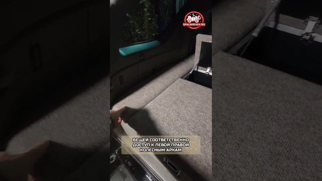 Тойота Hilux Surf 215 автоспальник с интегрированным раскладным столом от мастерской #spalnik4x4