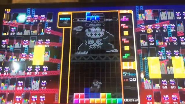 Attempting to get #01 on Tetris 99 - 02