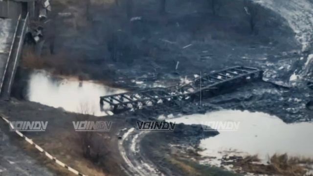 Авиаудар по понтонной переправе Всу в районе н. п. Новоочеретоватое 💥🇷🇺👊