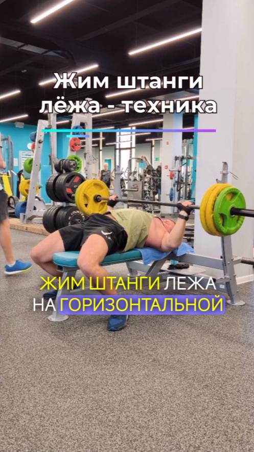 Жим штанги лёжа – техника
