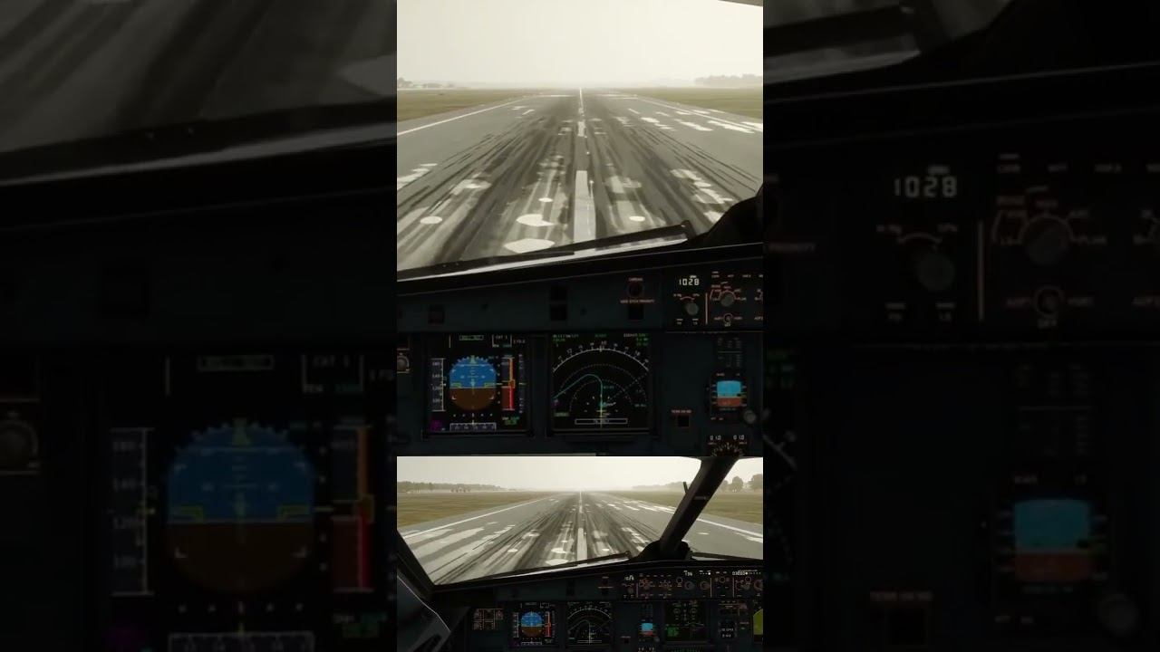 X-Plane 12 | ToLiss A319 | Landing at Hamburg #xplane12 #shorts