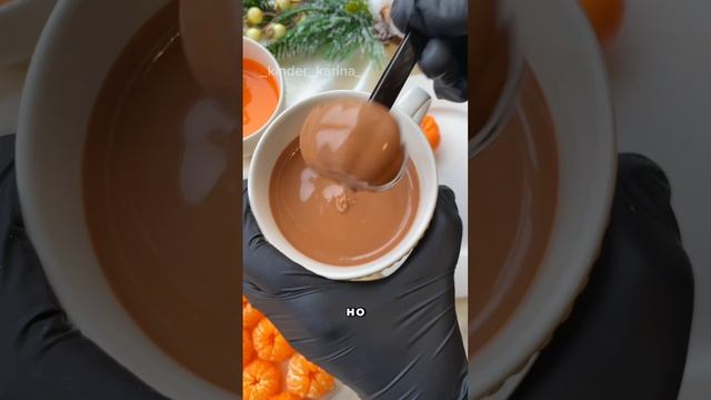 Елка из Мандаринов в шоколаде
