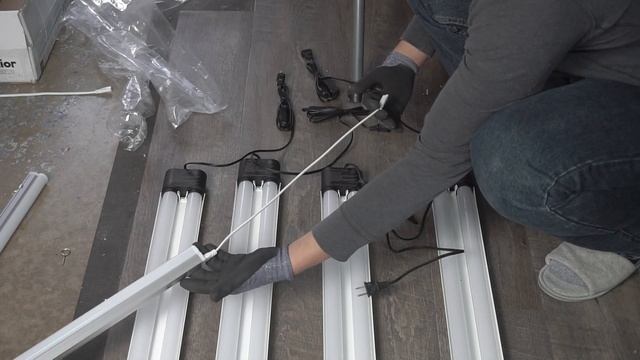 How To Install The BRIGHTEST Garage Shop Lights! - ENSENIOR 4400 LUMENS!
