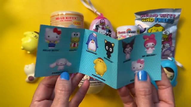 9 минут Асмр распаковывает Hello Kitty.