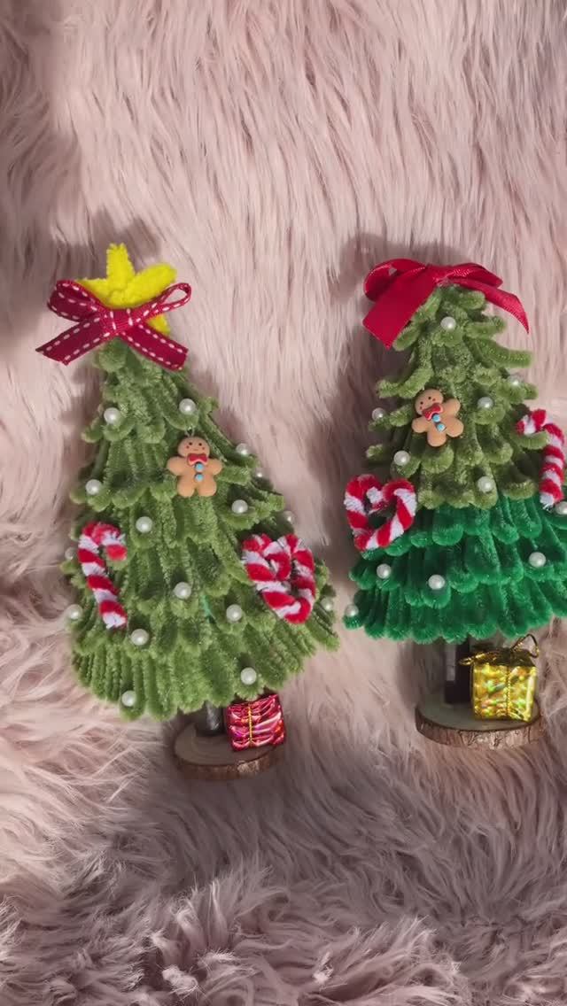 Ёлочка из синельной проволоки