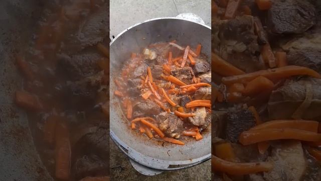 Плов. Начало #готовимвкусно #готовимдома #плов#shorts