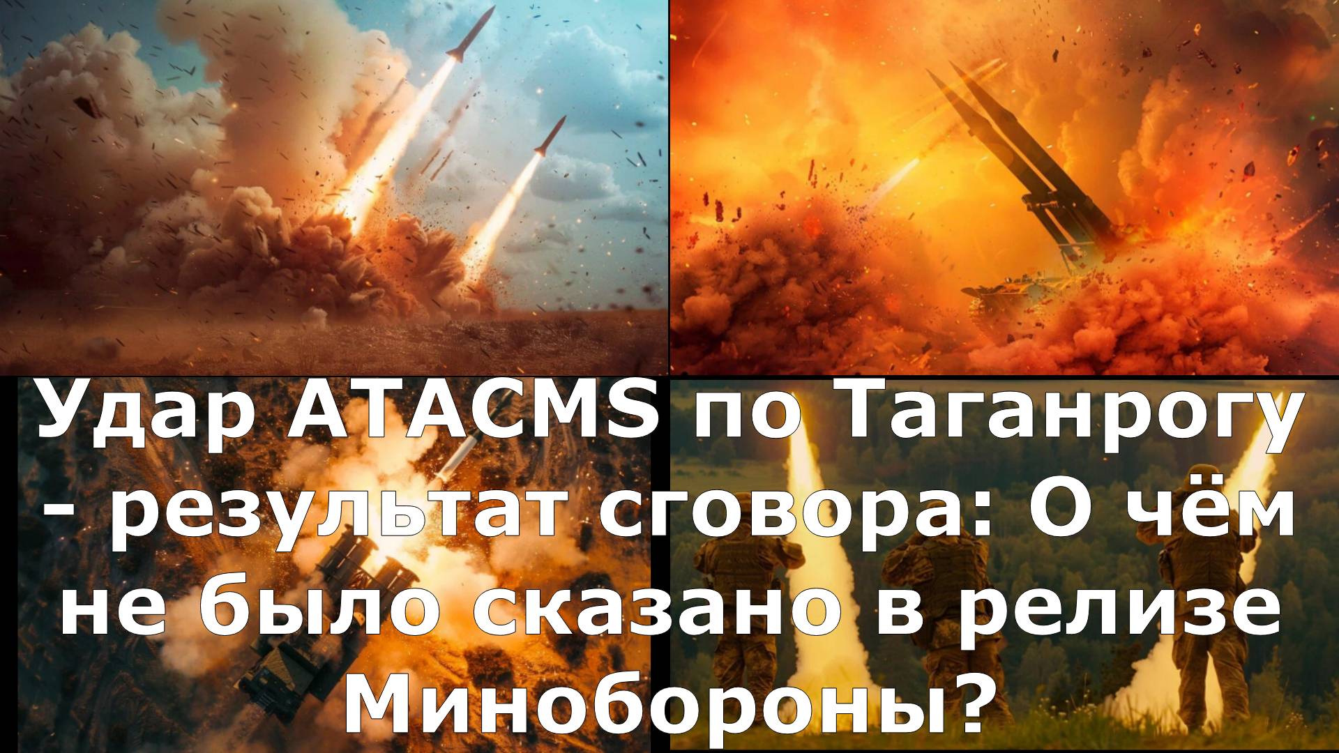 Удар ATACMS по Таганрогу - результат сговора: О чём не было сказано в релизе Минобороны?