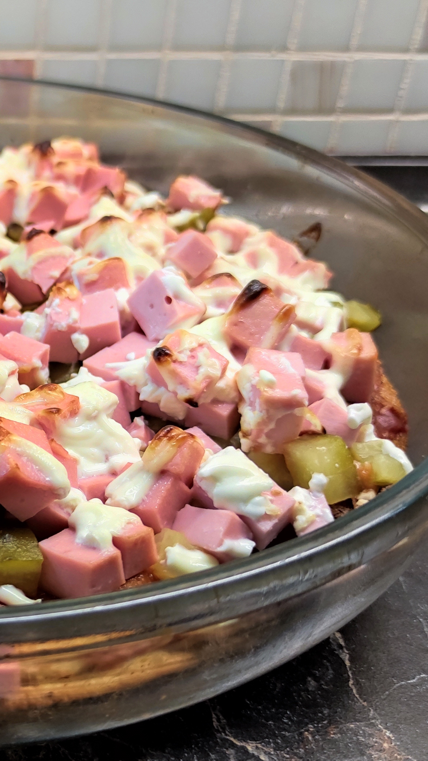 Хотел Пиццу а приготовил это. Вкусно и просто. Рецепт пиццы без теста. #shorts