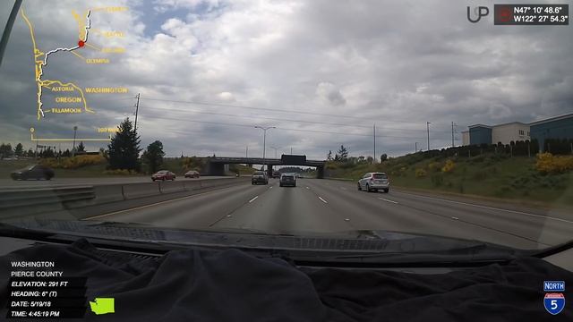 Калифорния - Канада по берегу океана в реальном времени. GPS-телеметрия, День 3, часть 3.