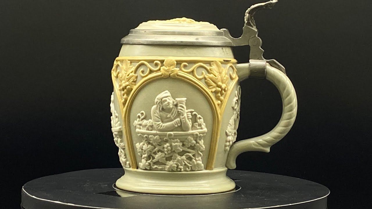 Пивная Кружка Германия. мануфактура Villeroy & Boch 1900 Год.