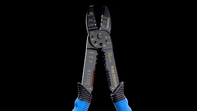 Клещи для зачистки проводов и обжима клемм Licota TCP-10353