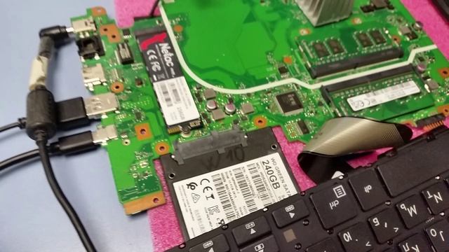 Матплата Asus X705BA заказ 18820- контрольный запуск.