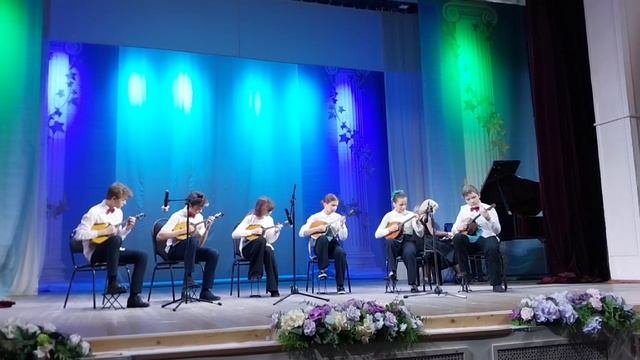 Ансамбль домристов МБУ ДО " ДМШ№10" г.Липецк.