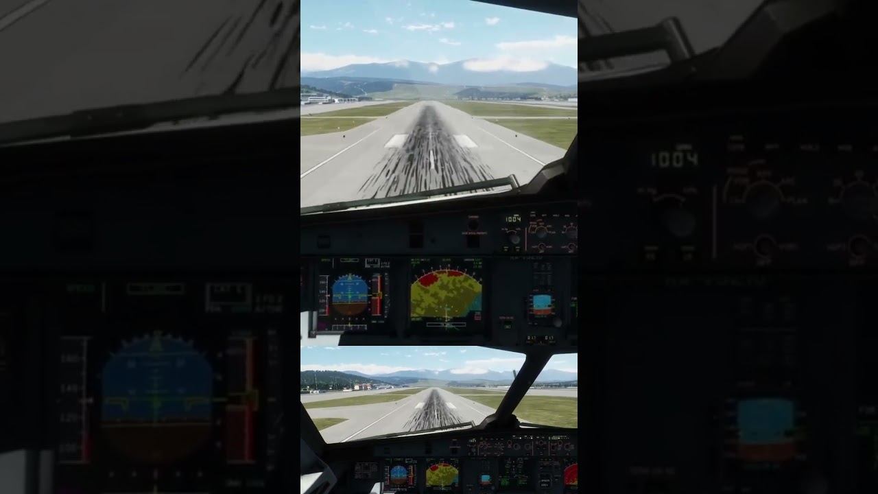 X-Plane 12 | ToLiss A319 | Landing at AER (URSS) #xplane12 #shorts