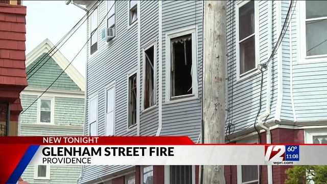 Two people taken to hospital after fire in Providence