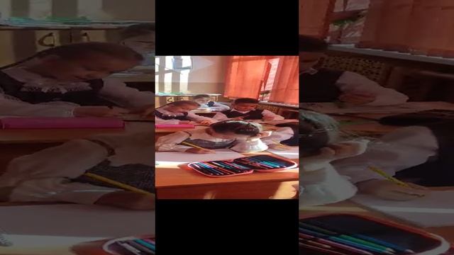 1 класс Тимоха рисование 5 октября