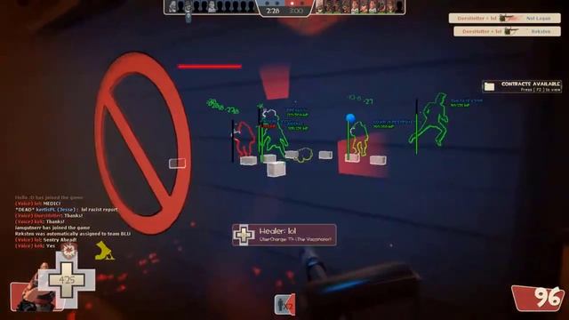 TF2 Lmaobox: Spawn Camping With Medic Followbots.