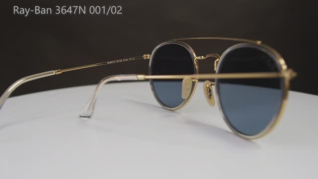 Очки Ray Ban 3647n 001 02 Round Double Bridge