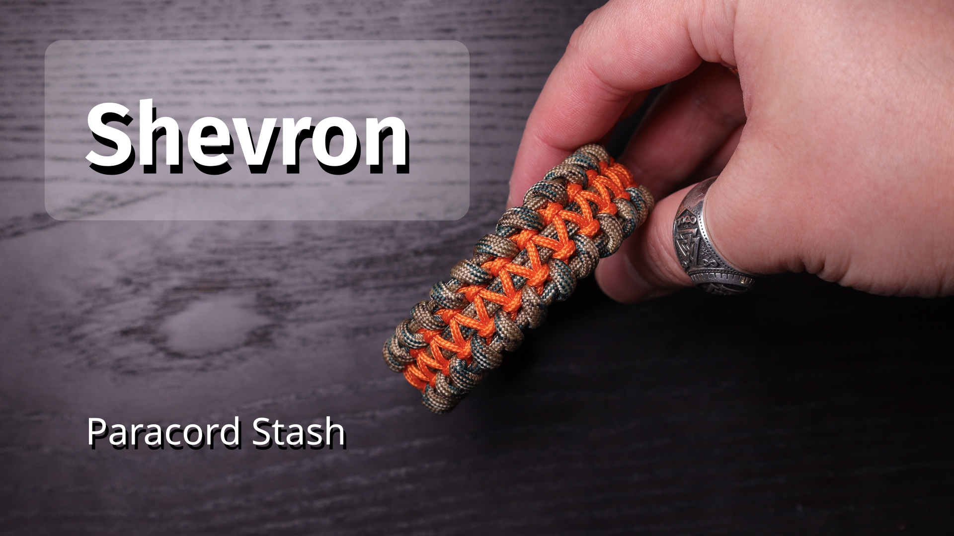 Узел Шеврон | Paracord Stash - браслеты из паракорда