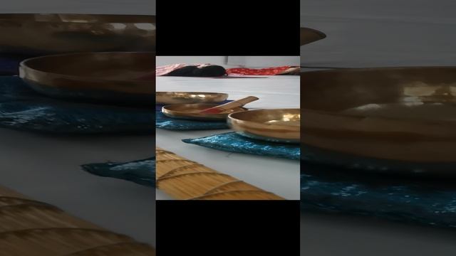 Поющие чаши на занятиях