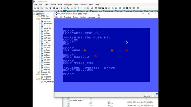 C64 - Creating a Pac-Clone, Programming Series 5 | CBM Prg Studio